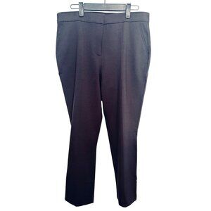 NWT Banana Republic Size 12 Womens Black Slim Trousers Nylon/Spandex Blend